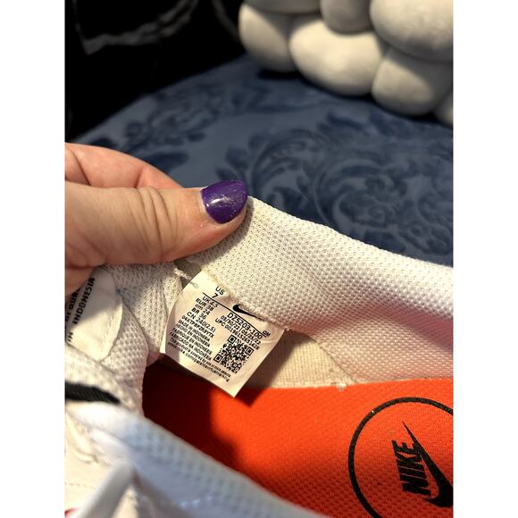 Nike Air Orange Swoop with Leopard Print Tongue Size 7/EU 38 - Picture 6 of 7